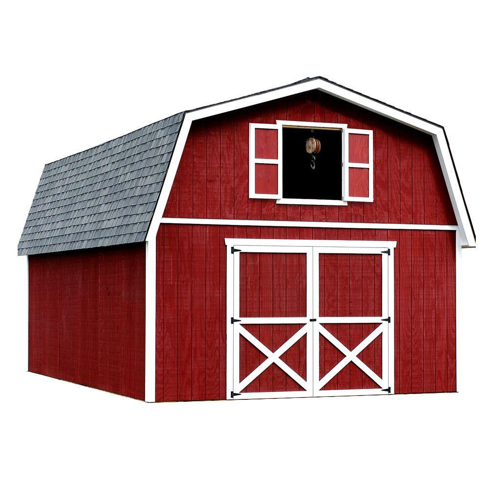 Best Barns Roanoke 16 Ft X 28 Ft Wood Storage Building