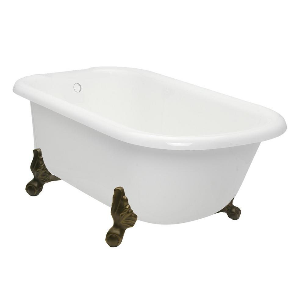 54 acrylic clawfoot tub