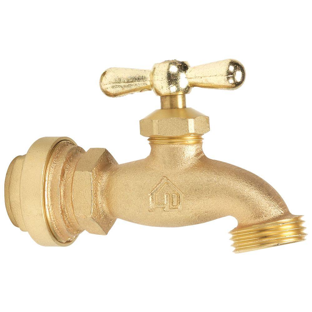 brass hose bib