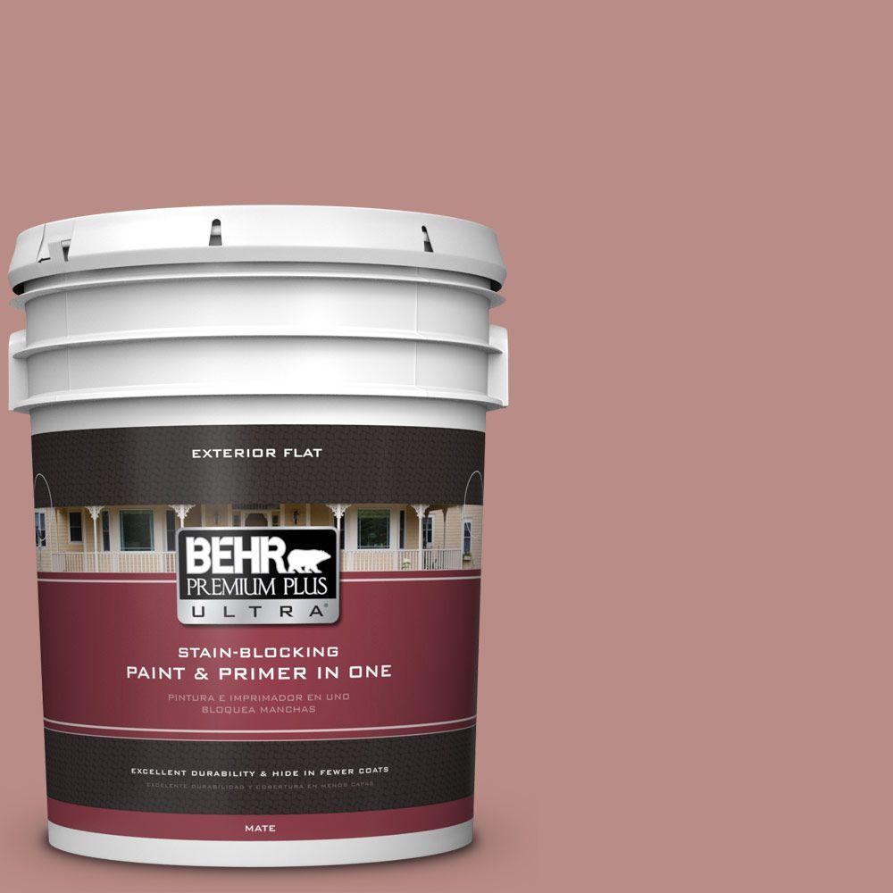 Behr Premium Plus Ultra 5 Gal 170f Brick Dust Flat Exterior 170f 5 Brick Dust Flat Exterior