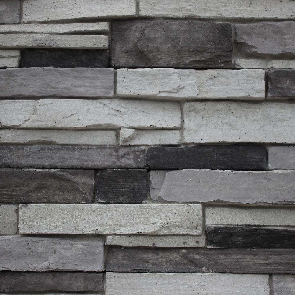 ADORN 23.5 in. x 6 in. Colorado Gray Stone Veneer Siding (Flats ...