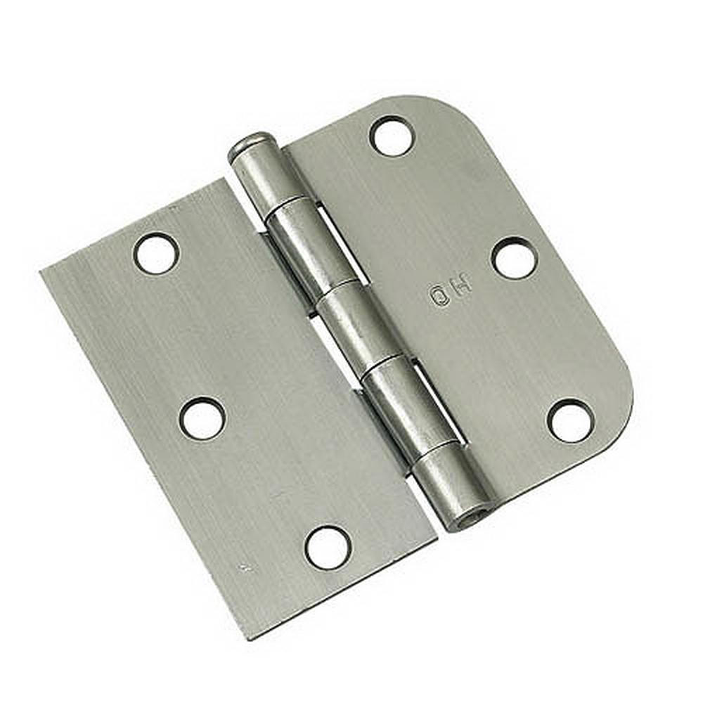 Richelieu Hardware Full Mortise Inset Antique Nickel Hinge (3Pack