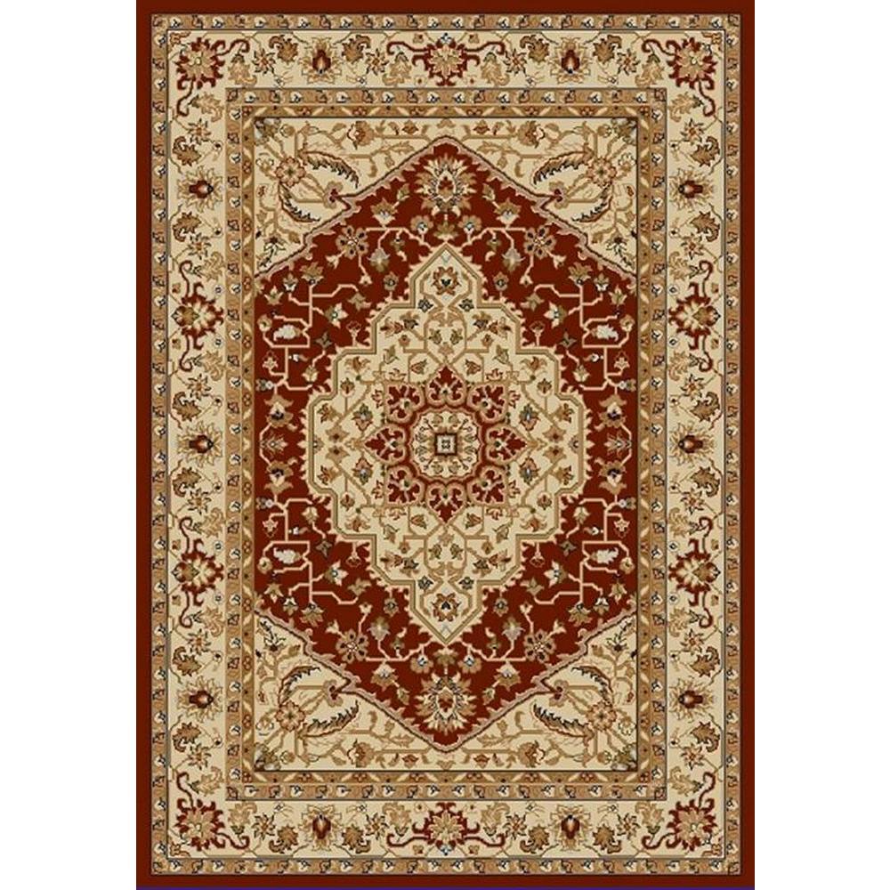 Safavieh Austin Red/Creme 4 ft. x 5 ft. 7 in. Area RugAUS158040114