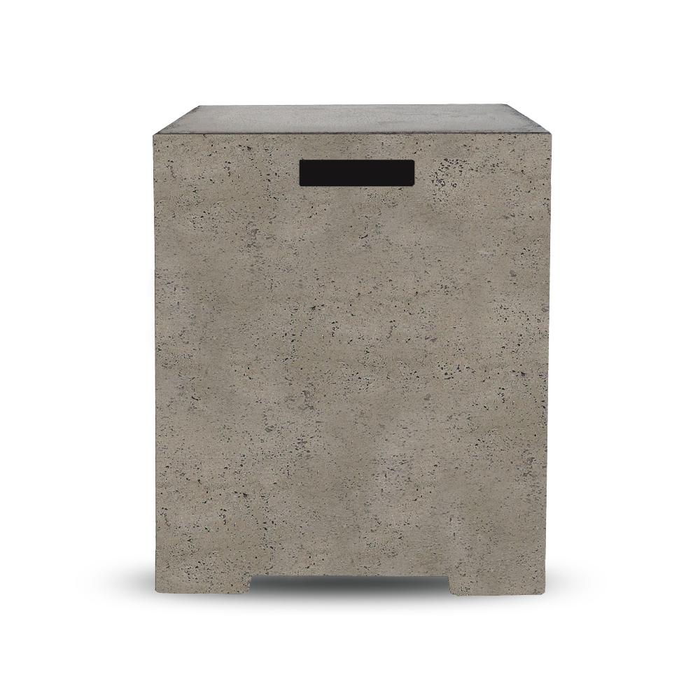 Unbranded Sausalito 20 in. Concrete Propane Tank Enclosure Slate-MS11 ...