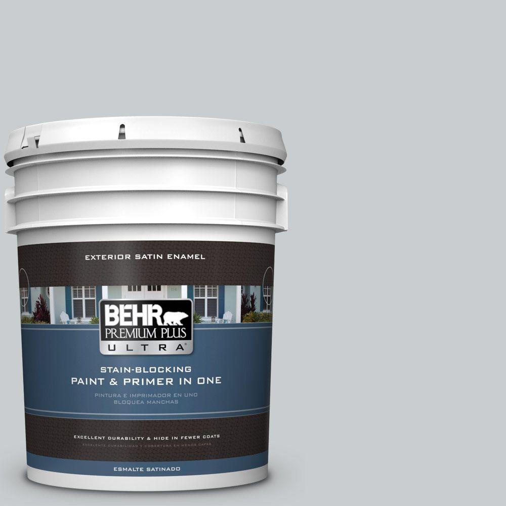 BEHR Premium Plus Ultra 5-gal. #N500-2 Loft Space Satin Enamel Exterior