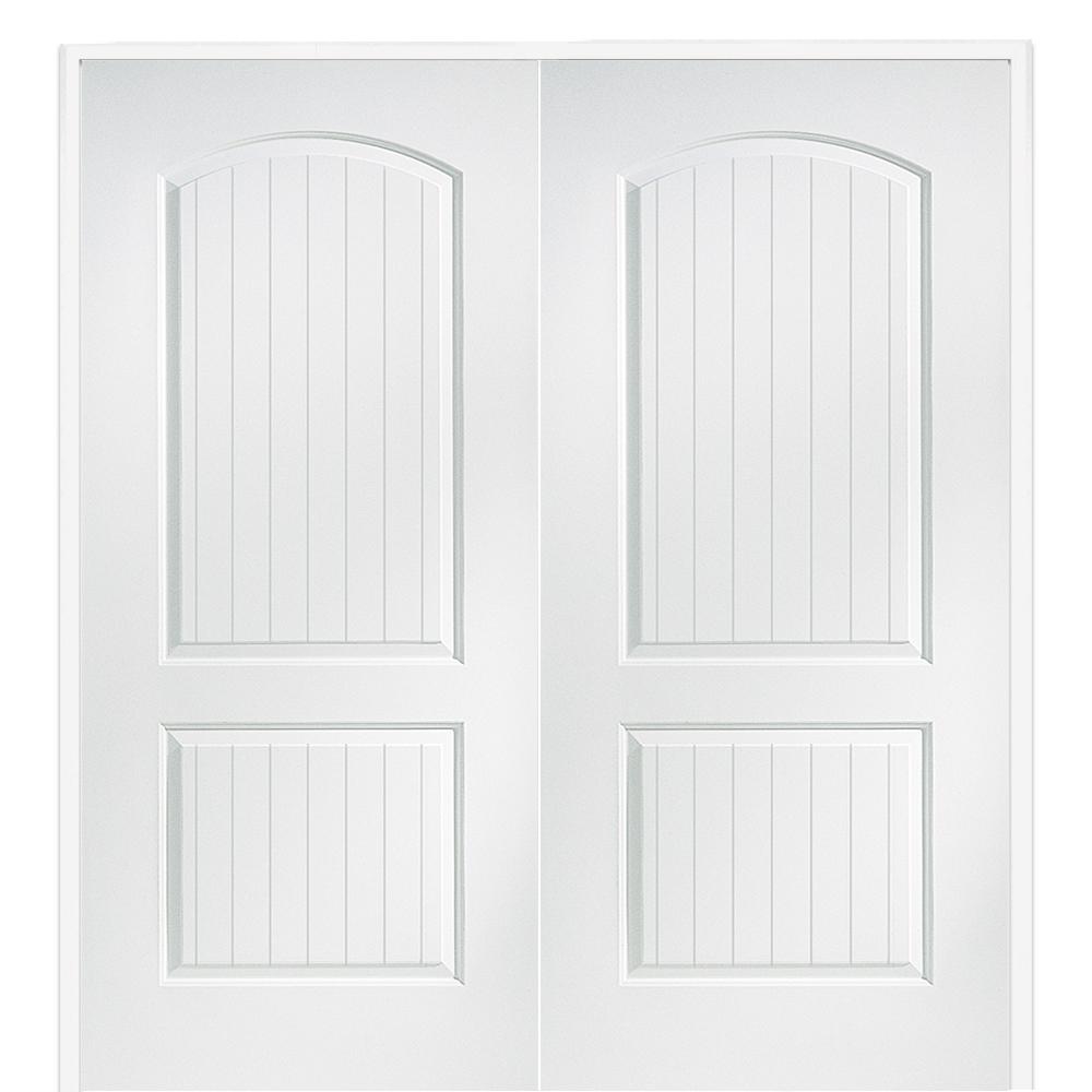 MMI Door 72 In. X 80 In. Smooth Cashal Both Active Solid Core Primed ...