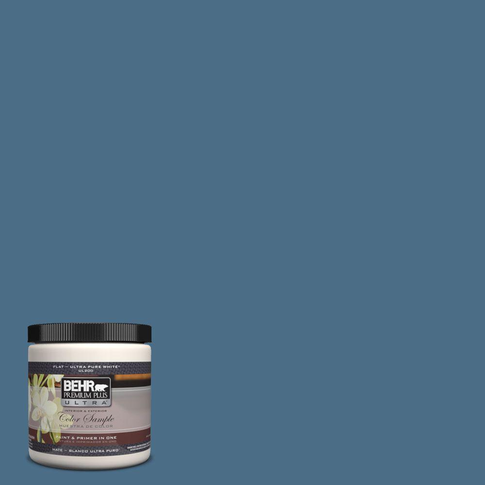BEHR Premium Plus Ultra 8 oz. 570D6 Neptune Blue Interior/Exterior