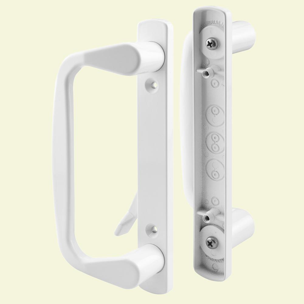 Prime Line Diecast White Patio Door Handle