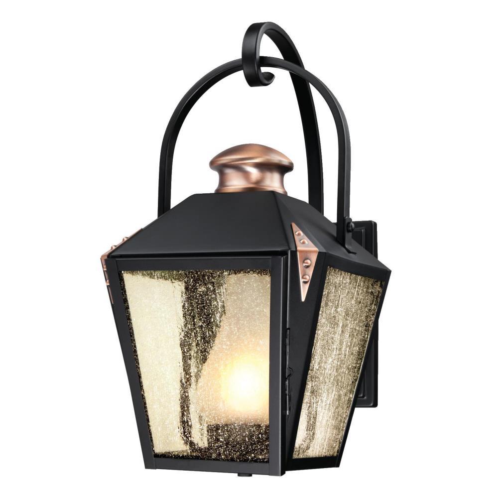 Outdoor Light Get Into Focus Outdoor Light Portfolio Gfci 15 75 In H Black Outdoor Wall Light Gc Black Outdoor Wall Lights Front Porch Lighting Porch Lighting