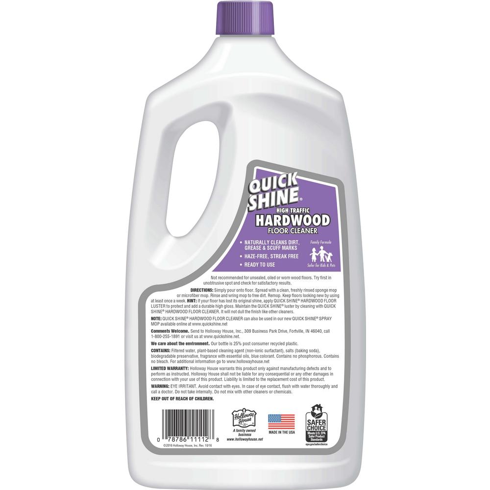 Quick Shine 64 Oz Hardwood Floor Cleaner 11117 The Home Depot
