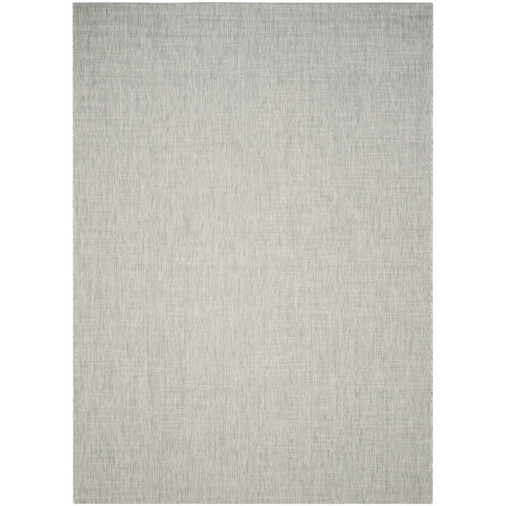 Safavieh Courtyard Gray/Turquoise 9 ft. x 12 ft. Indoor/Outdoor Area