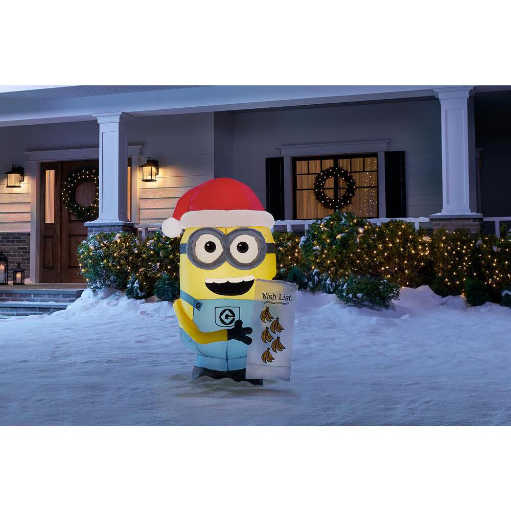 Minions Christmas Inflatables Outdoor Christmas Decorations The