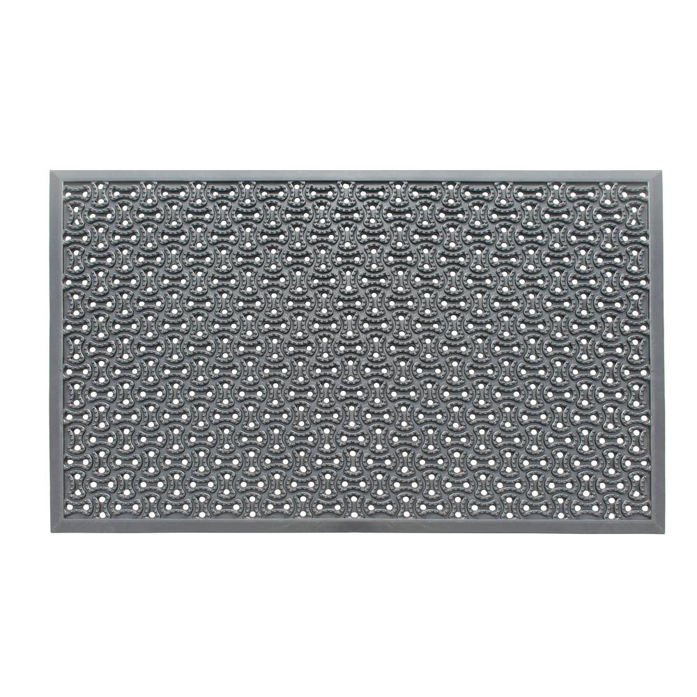 Rubber Cal S Grip Gray 3 16 In X 4 Ft X 25 Ft Pvc Drainage Mat 03 W246 Gy 25 The Home Depot