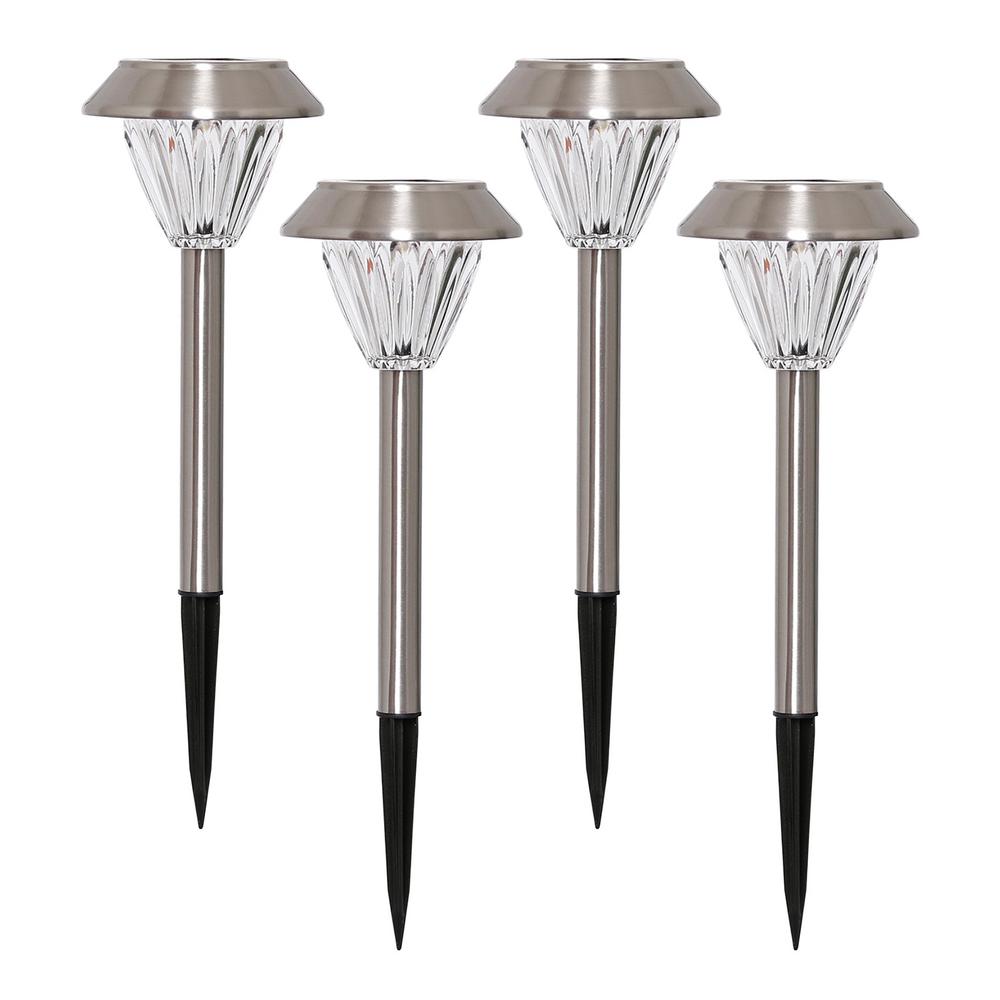 Westinghouse Solar Stainless Steel Outdoor Integrated Led Landscape Westinghouse Solar Stainless Steel Outdoor Integrated Led Landscape Path Light 4 Pack