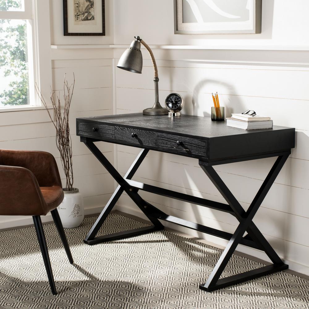 large black writing desk