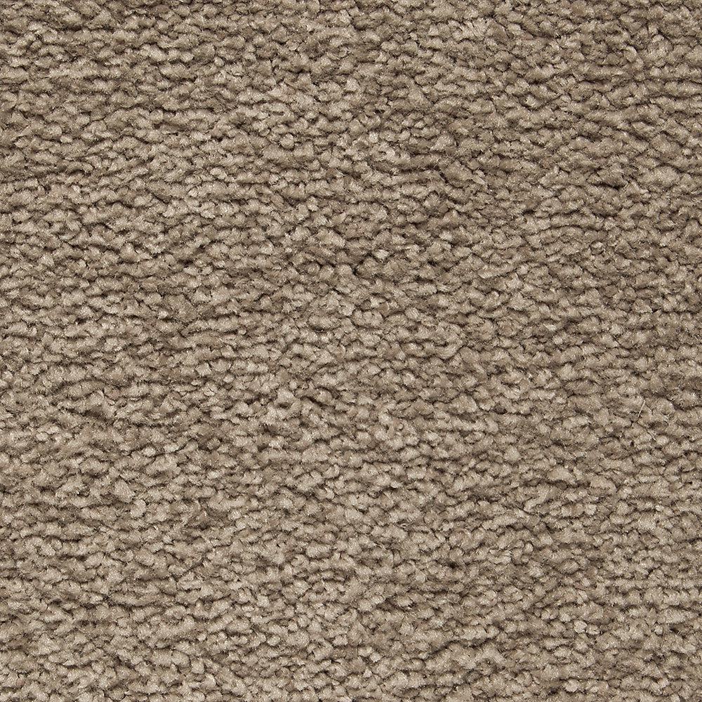 Mohawk Carpet Sample Castle II Color Tundra Textured 8 in. x 8 in