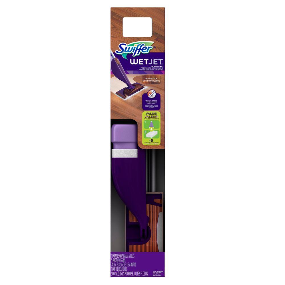 Swiffer Wetjet Wood Floor Power Mop Starter Kit