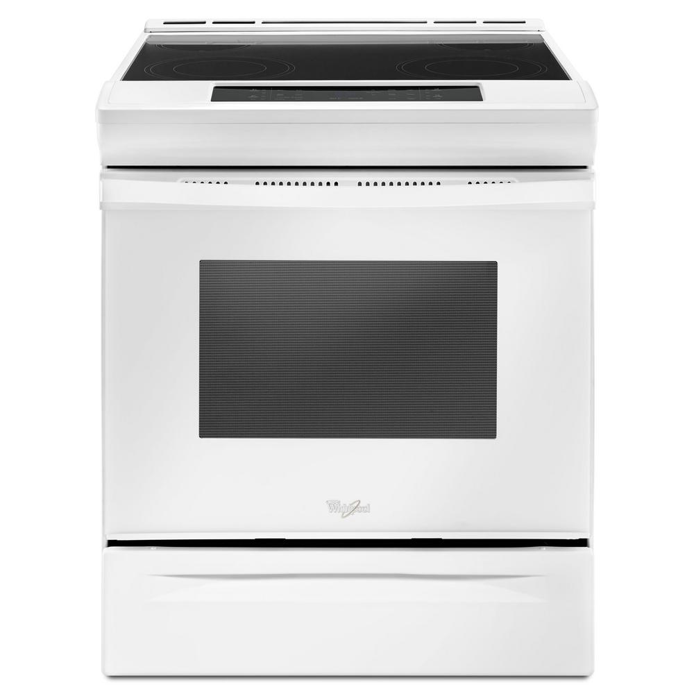 Whirlpool 4.8 cu. ft. SlideIn Electric Range in WhiteWEE510S0FW The