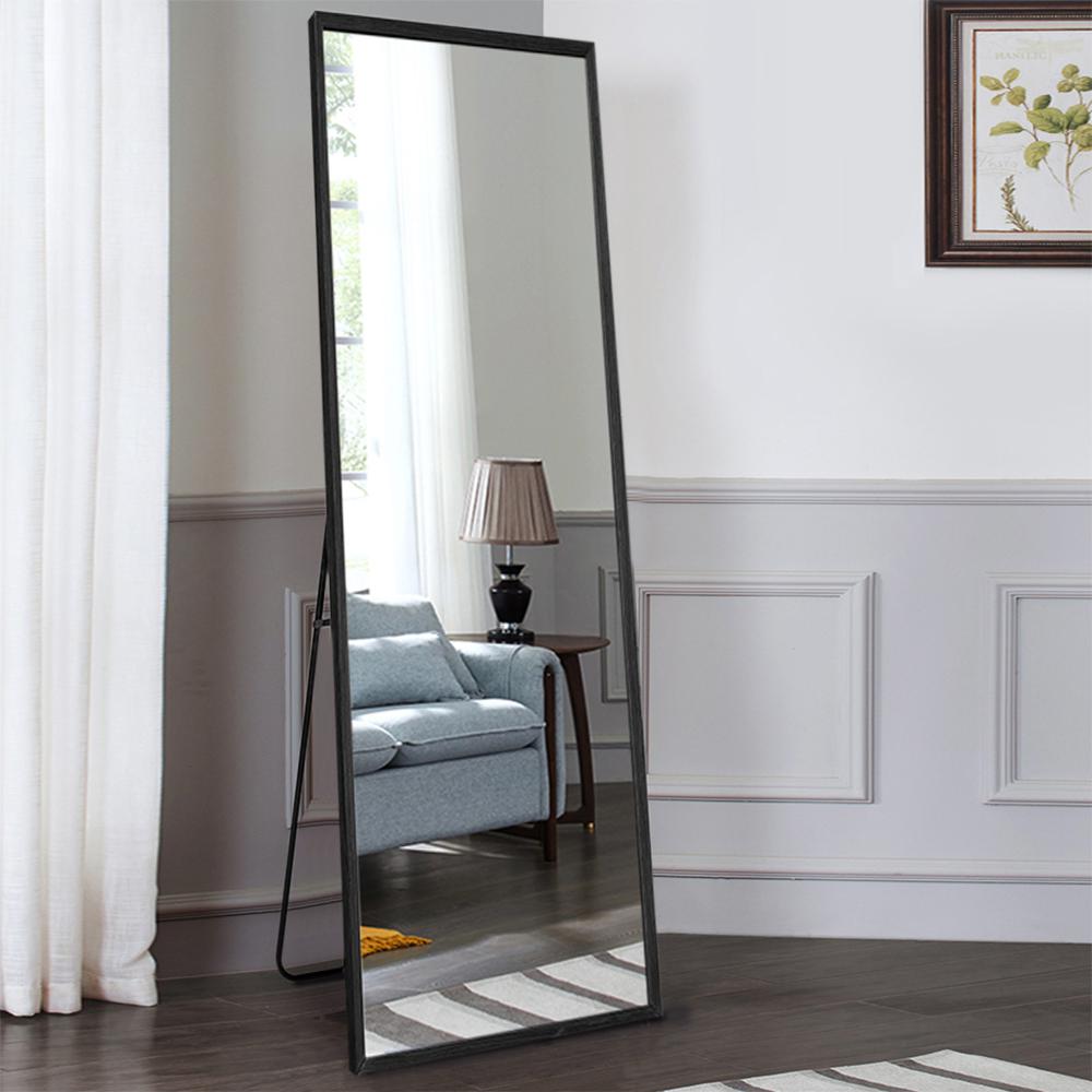 Neu Type Modern Solid Wood Full Length Floor Mirror Leaning