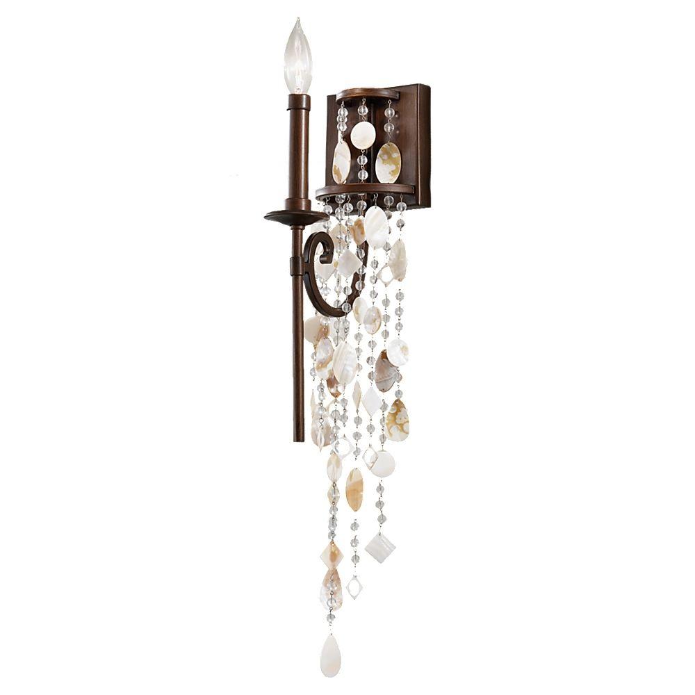 UPC 014817425451 product image for Feiss Wall Mounted Lighting & Sconces Cascade 1-Light Heritage Bronze Sconce WB1 | upcitemdb.com
