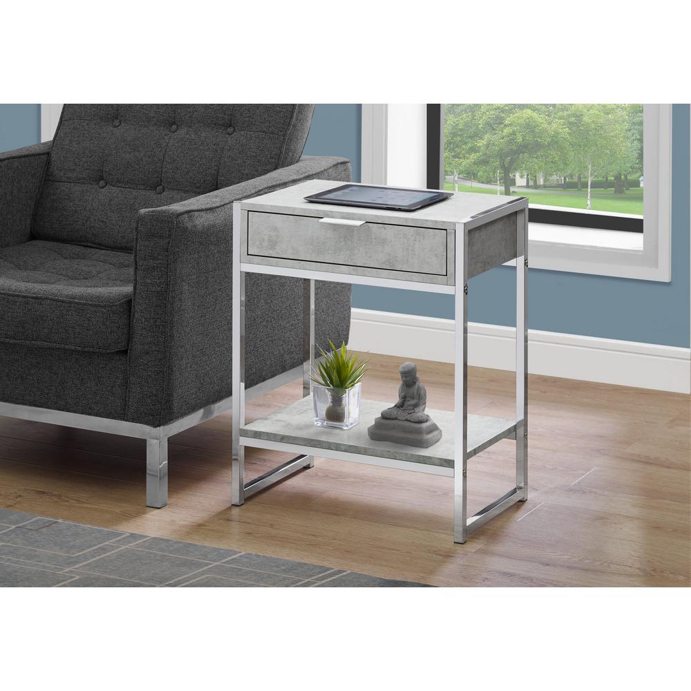 light grey end tables