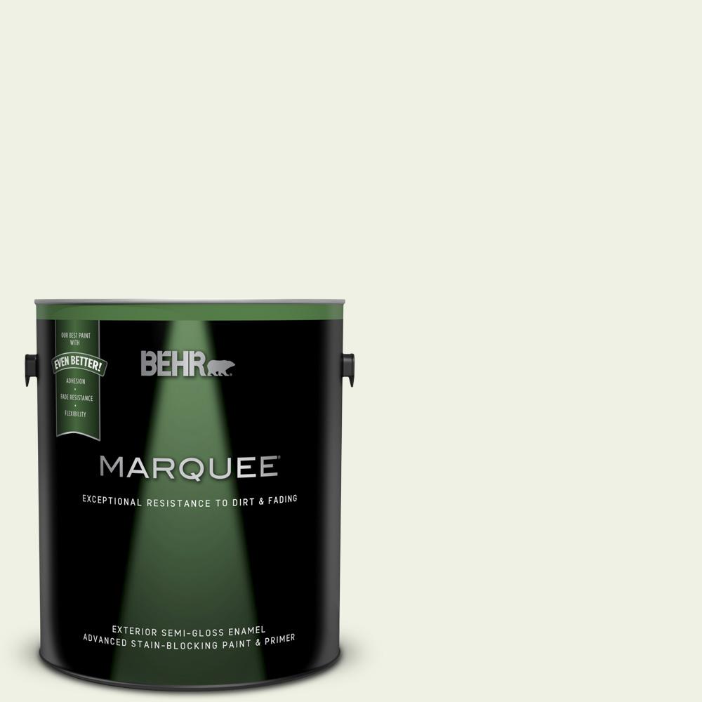 BEHR MARQUEE 1 gal. 410E1 Frostwork SemiGloss Enamel Exterior Paint
