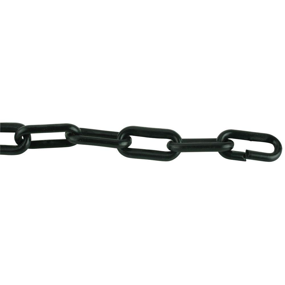Mr. Chain 1.5 in. (6, 38 mm) x 200 ft. Reel Black Plastic Chain30103