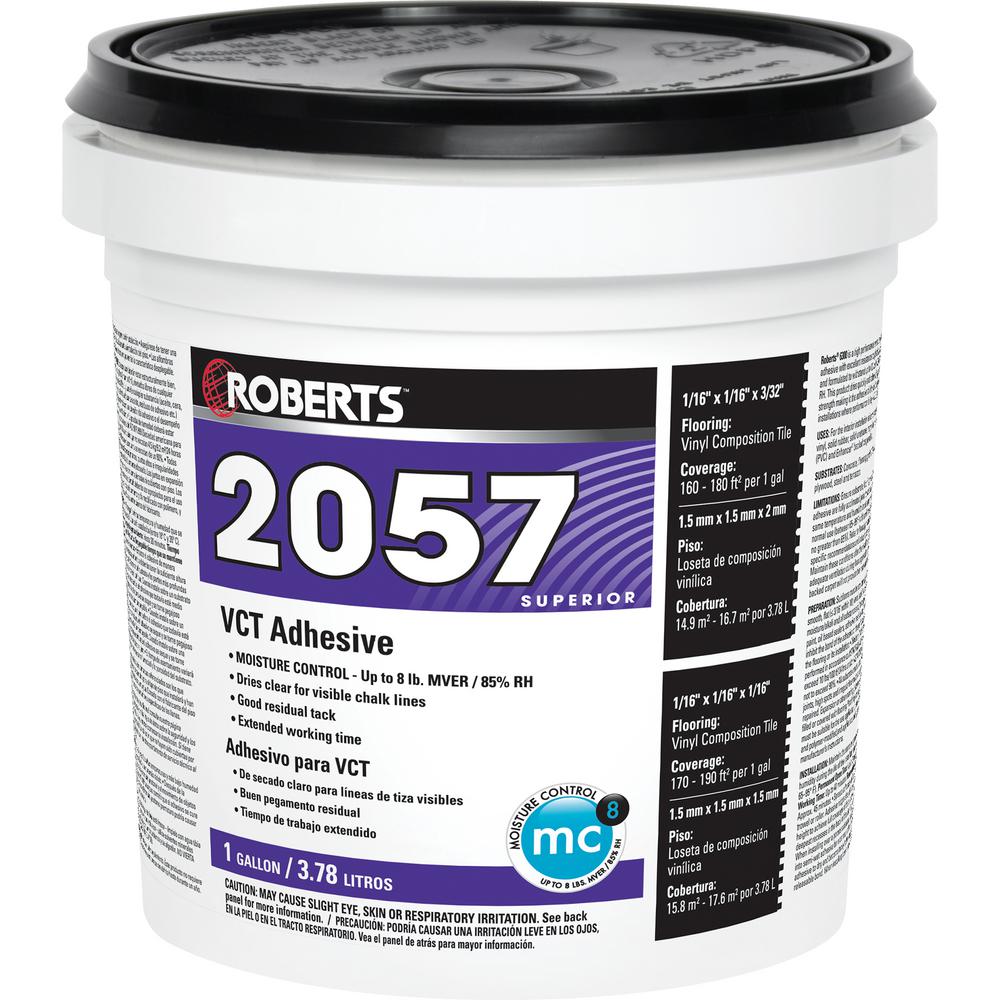 Roberts 1 Gal Vinyl Composition Tile Floor Adhesive 2057 1 The Home Depot