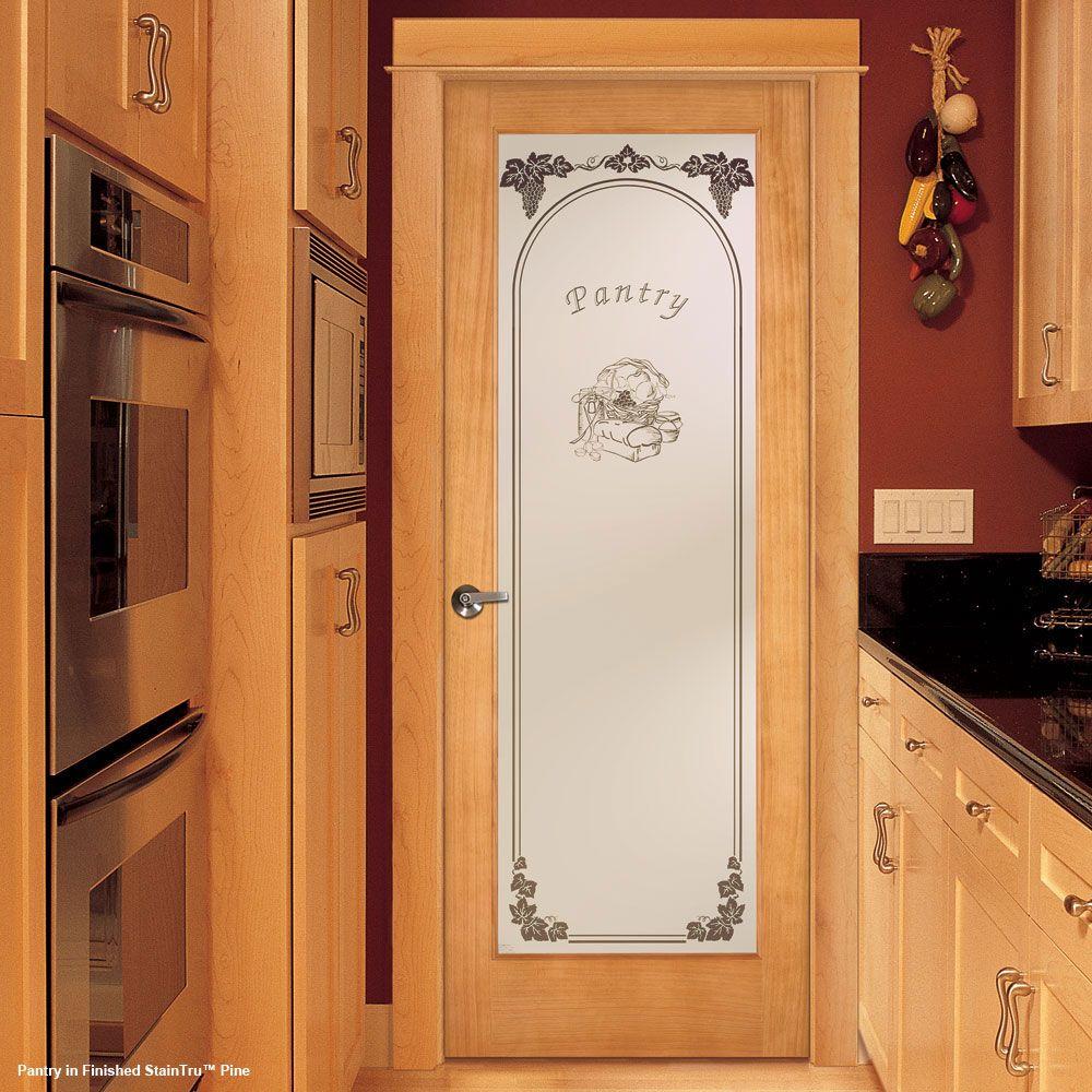 Feather River Doors 36 In X 80 In Pantry Woodgrain 1 Lite Unfinished Oak Interior Door Slab