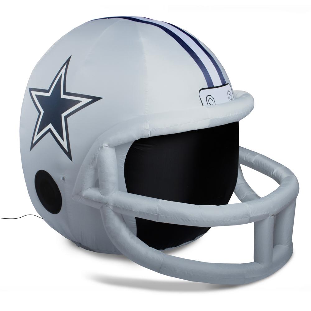 Unbranded Nfl Dallas Cowboys Inflatable Helmet Fi The Home Depot
