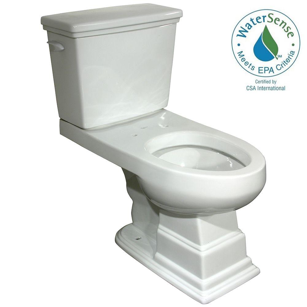 Foremost Structure Suite 2-Piece 1.280 GPF Single Flush High Efficiency ...