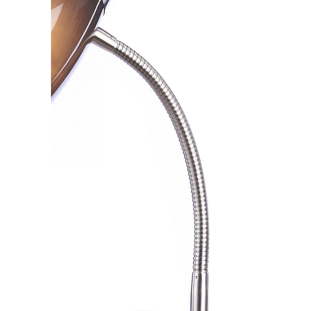 desk lamp with organizer and outlet
