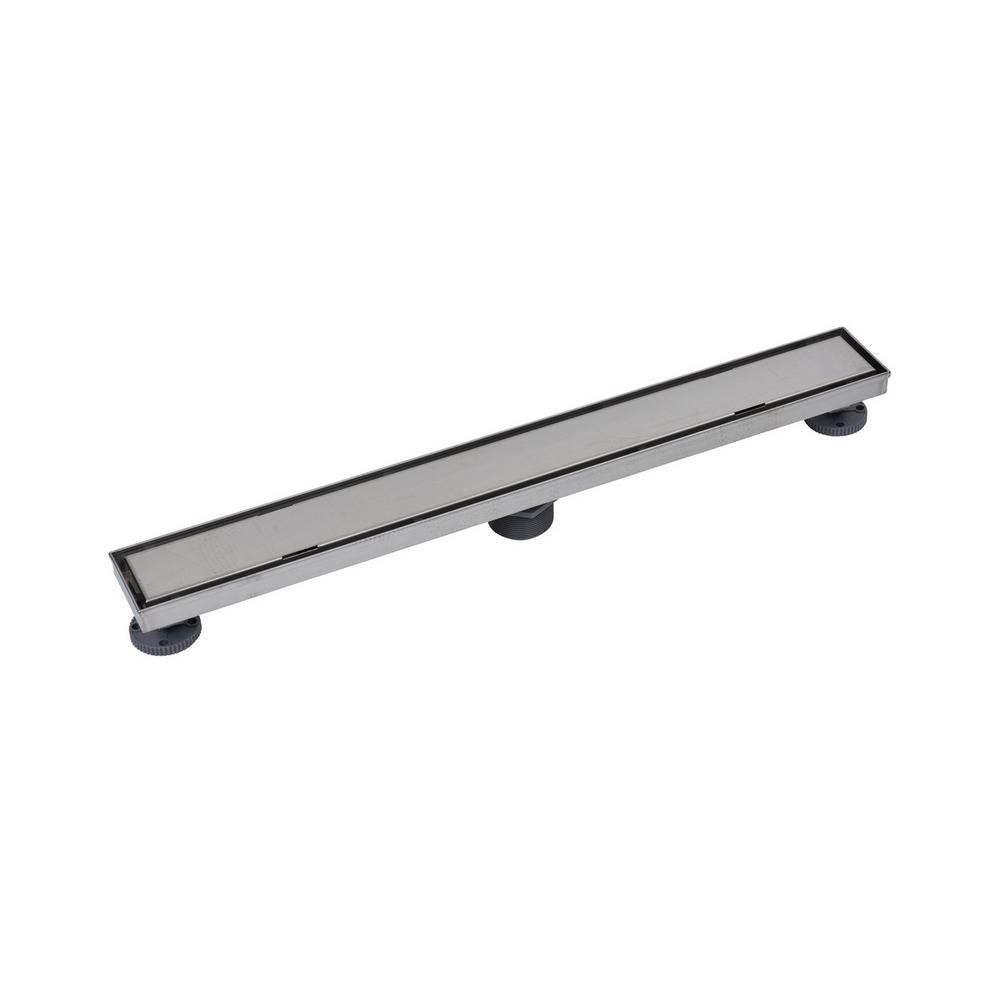 Oatey Designline 28 in. Linear Shower Drain Tilein Grate in Stainless
