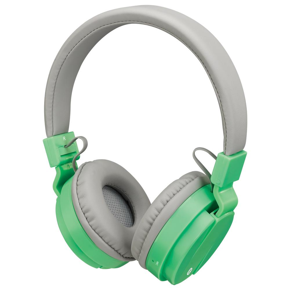 iLive Bluetooth Wireless Headphone, Light GreenIAHB6LGN The Home Depot