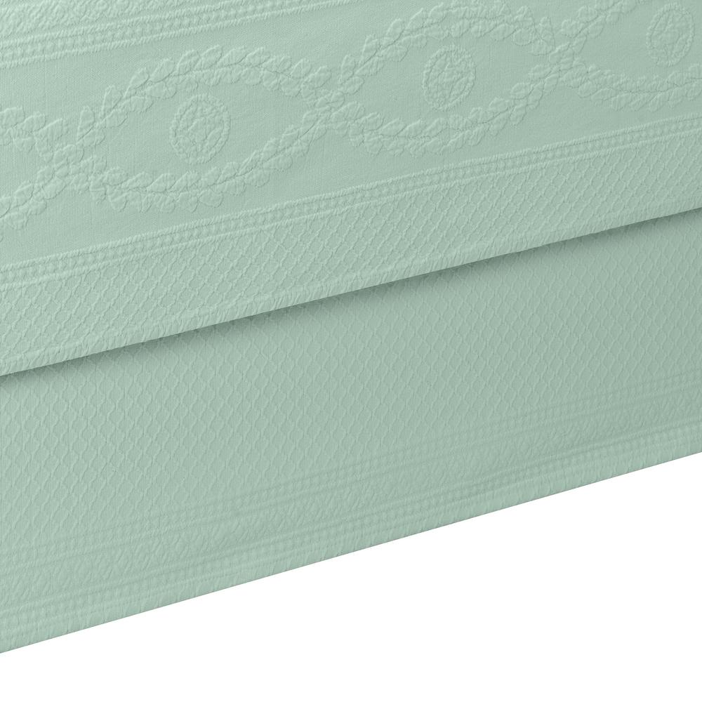 Williamsburg Abby Sage Queen Bed Skirt