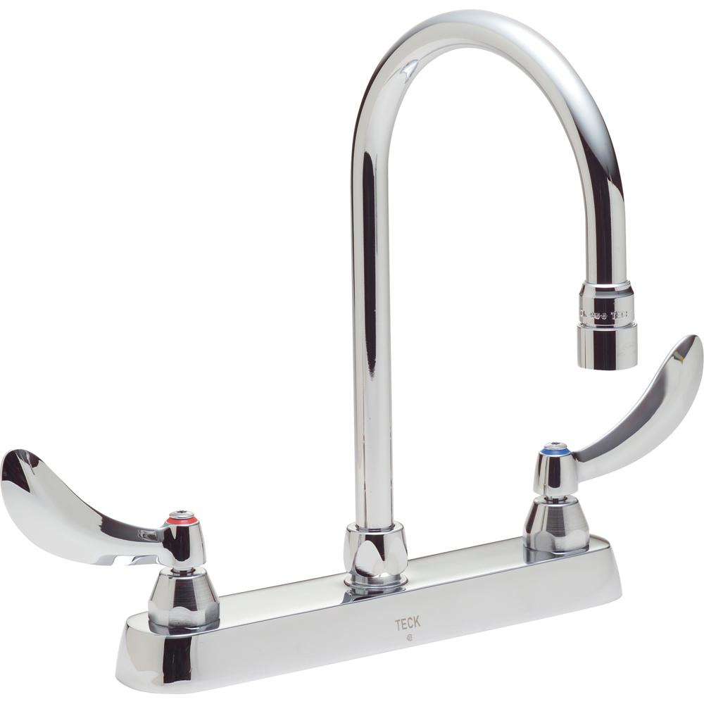 Delta Commercial 8 in. Widespread 2Handle HighArc Bathroom Faucet in