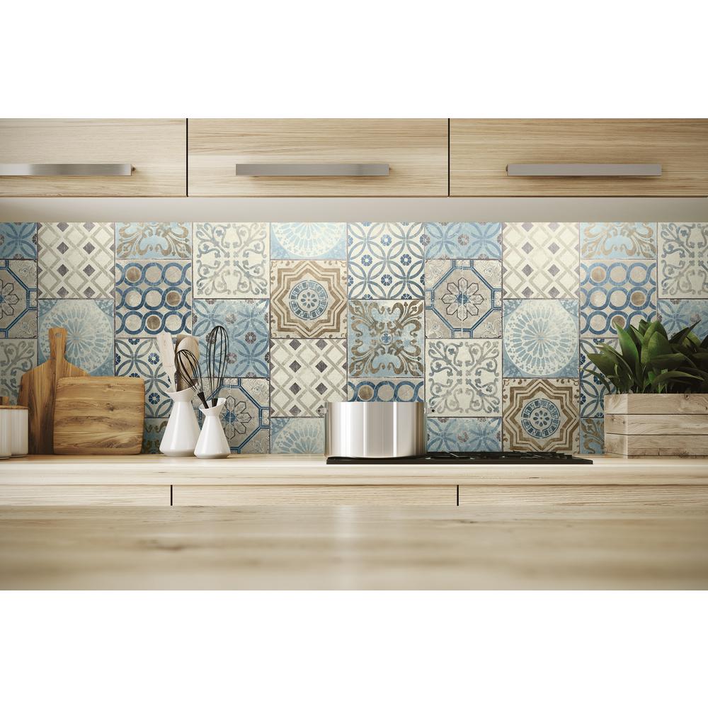 Nextwall Moroccan Tile L And Stick Wallpaper Nw30002 The Home Nextwall Moroccan Tile L And Stick