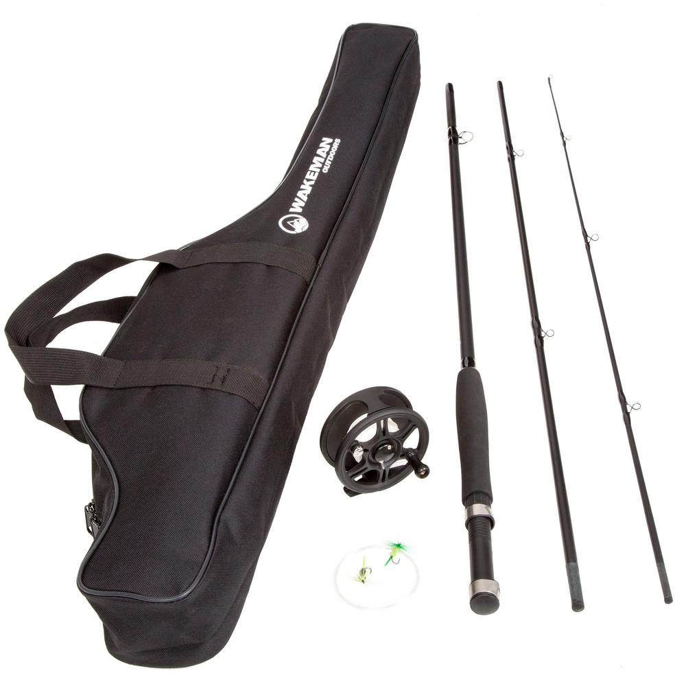 Wakeman Fly Fishing Rod Combo Kit with Carrying Case-80 ...