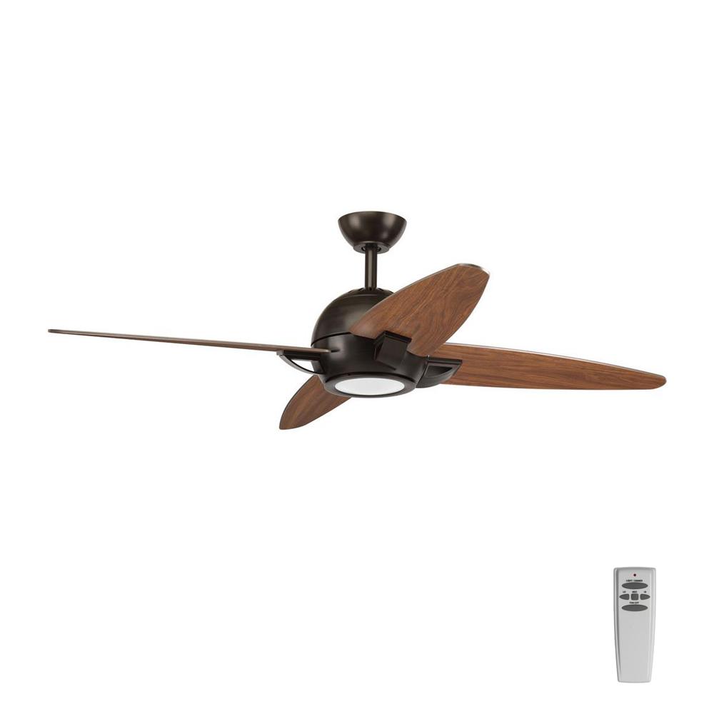 Progress Lighting Soar Collection 54 In Led Indoor Antique Bronze Progress Lighting Soar Collection 54 In Led Indoor Antique Bronze Rustic Ceiling Fan With Light