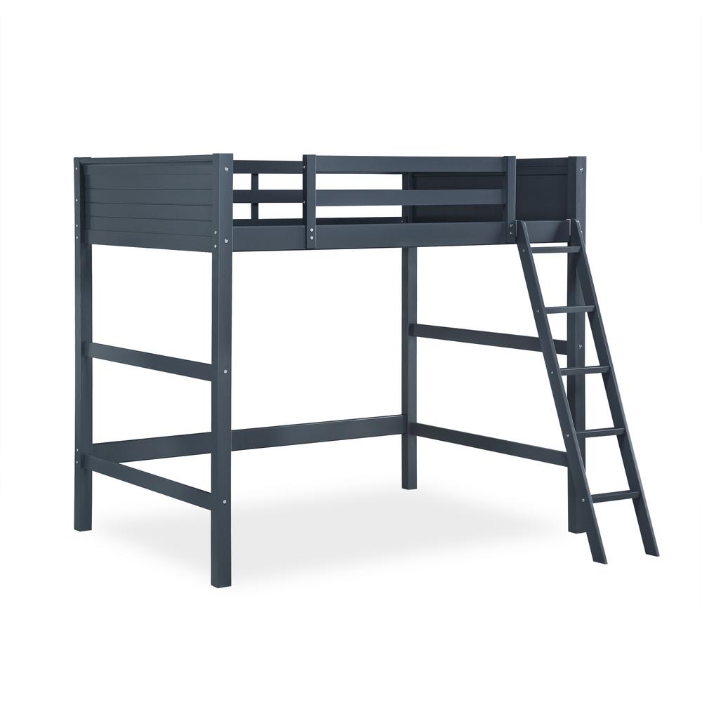 Dorel Living Brio Blue Full Size Loft Bed Fh8237bl The Home Depot