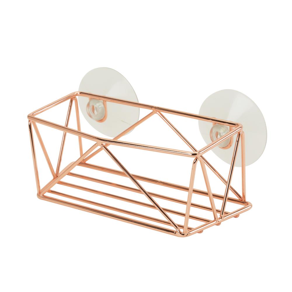 Kitchen Details Geometric Sponge Holder With 2 Suction Cup