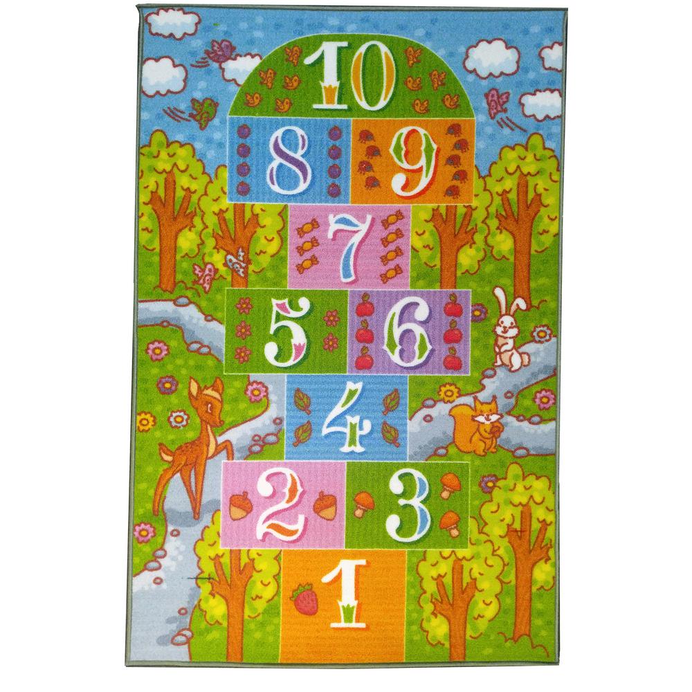 5 X 7 Animals Novelty Kids Rugs The Home Depot