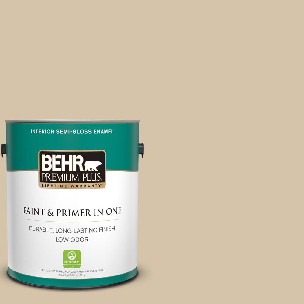 Behr Premium Plus 1 Gal Icc 60 Brown Bread Semi Gloss Enamel Low Behr Premium Plus 1 Gal Icc 60 Brown Bread Semi Gloss Enamel