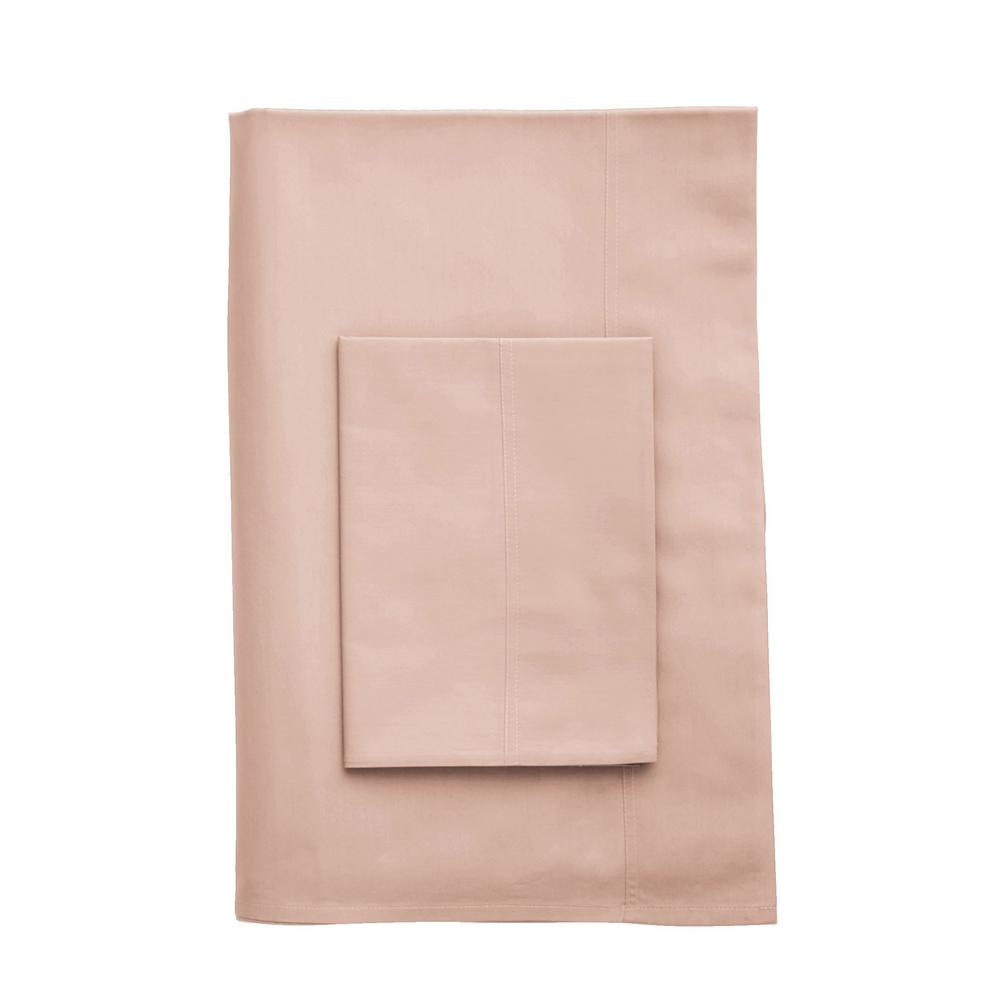 The Company Store Company Cotton Peach Blossom Solid 300 Thread