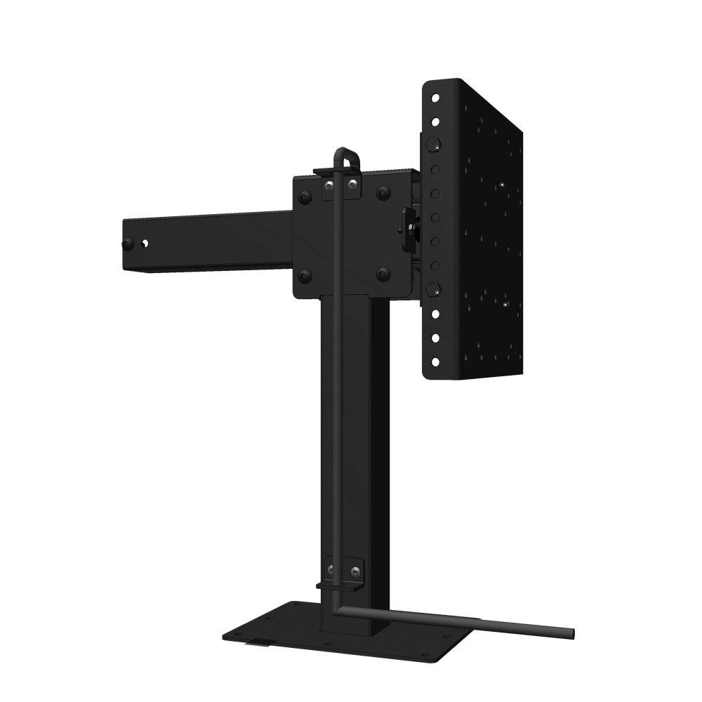 Morryde Short Slide Out And Swivel Tv Base Mount Tv40 001h S The