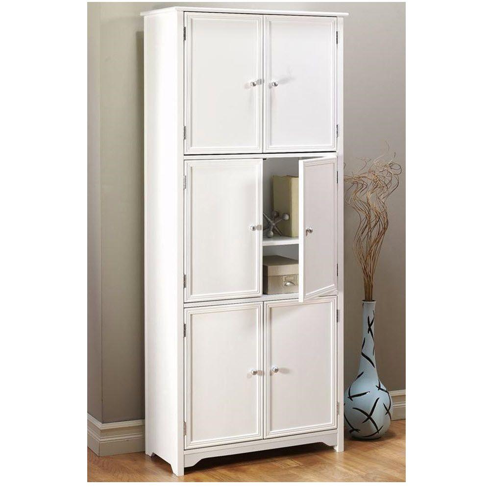  Home  Decorators  Collection  Oxford White Storage Cabinet  