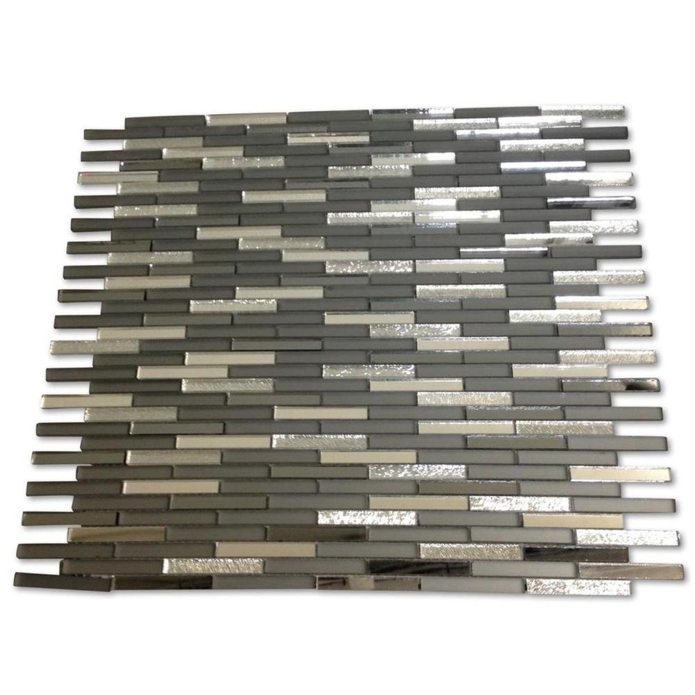 Ivy Hill Tile Spo Metallic Night Terrace Glass Mirror 3 In X 6 Sample