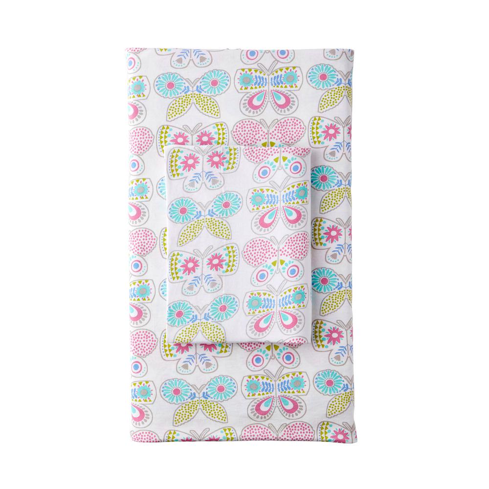 Company Kids By The Erfly Garden Multi Jersey Knit Erfly Garden Multi Jersey Knit Twin Ed Sheet