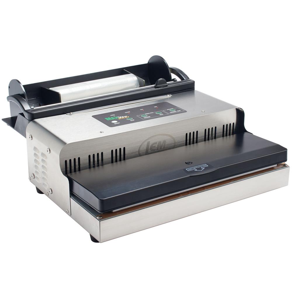 MaxVac 1000-Vacuum Sealer with Bag Holder and Cutter, Silver