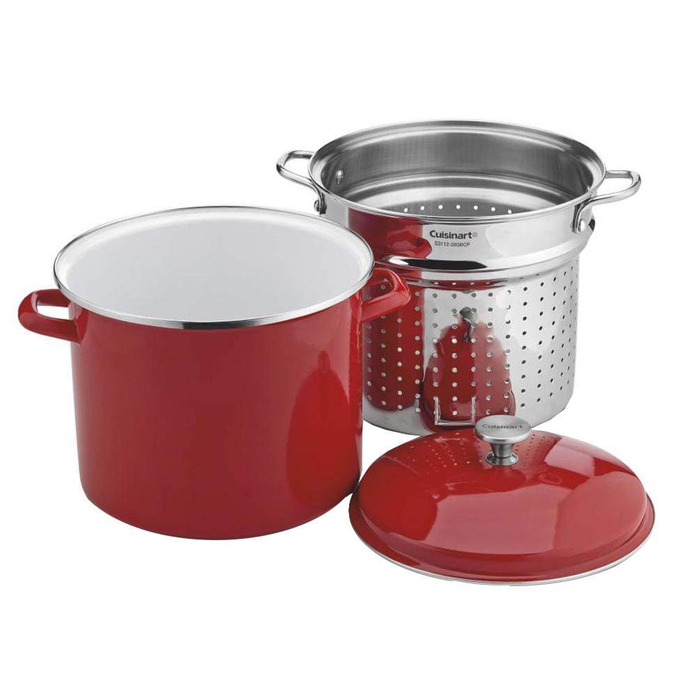 UPC 086279092656 product image for Chef's Classic 12 Qt. Red Stockpot with Cover | upcitemdb.com